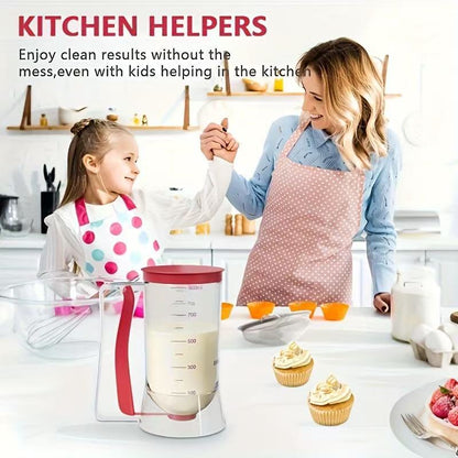 BATTER DISPENSER Cake Batter Separator Measuring Cup Dispenser Handheld DIY Baking Tool