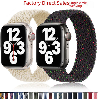 For IWatch8/7 Generation Apple Watch S8 Strap Apple Watch Ultra Single Loop Woven Strap